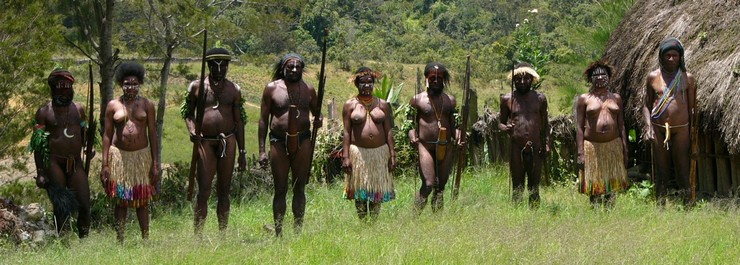 Laniové- Papua – údolí Baliem. Photo: Josef Bojanovský